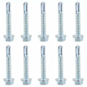 1-1/2" E-Track Hex Screws w/ Self Drilling Tip (10 pk)