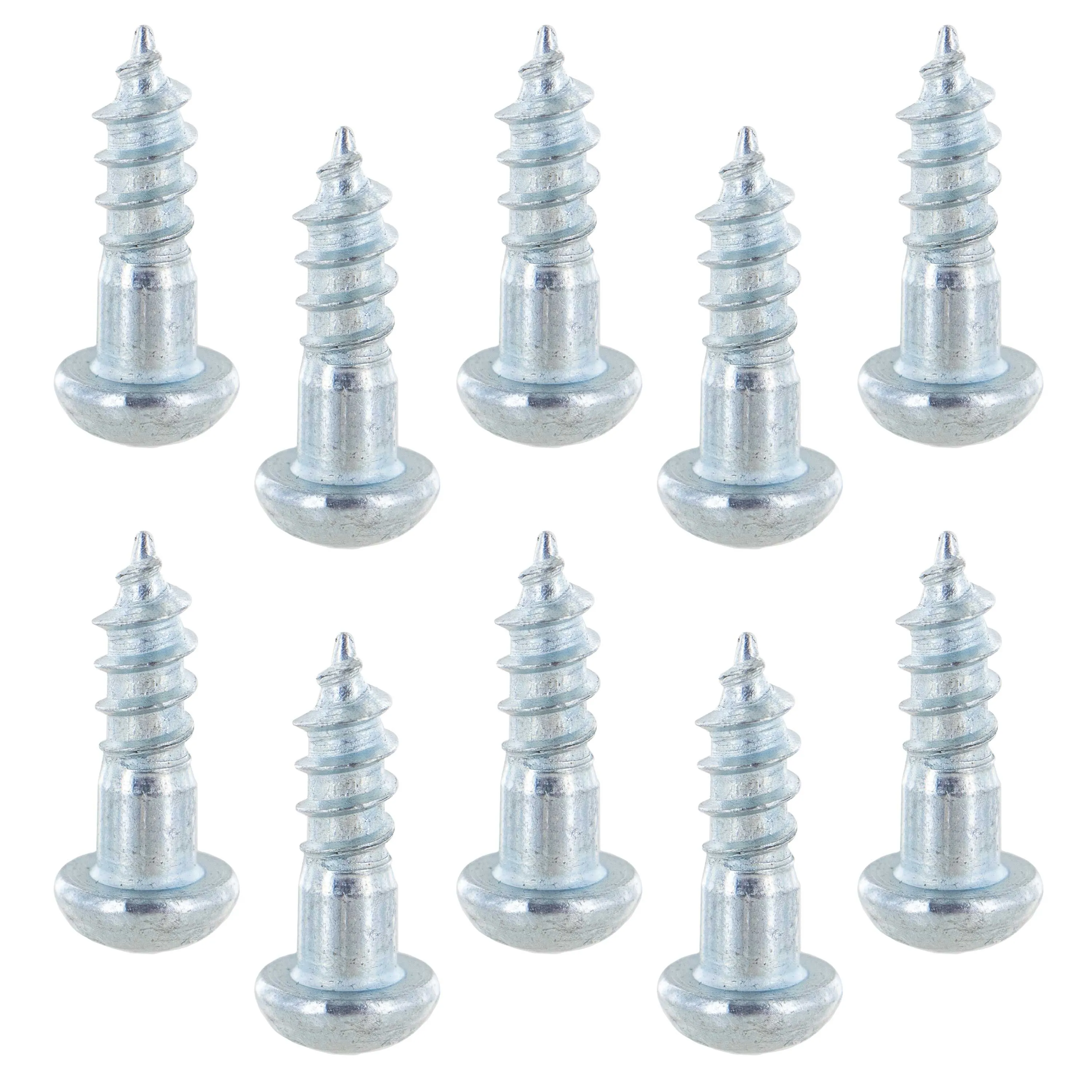 #12 X 3/4" E-Track Wood Screw w/ Round Phillips Head (10 pk)