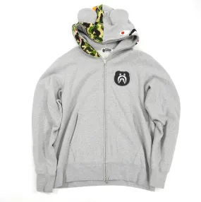 A Bathing Ape Shark Full Zip Hoodie Bearbrick Toy Collaboration - XL
