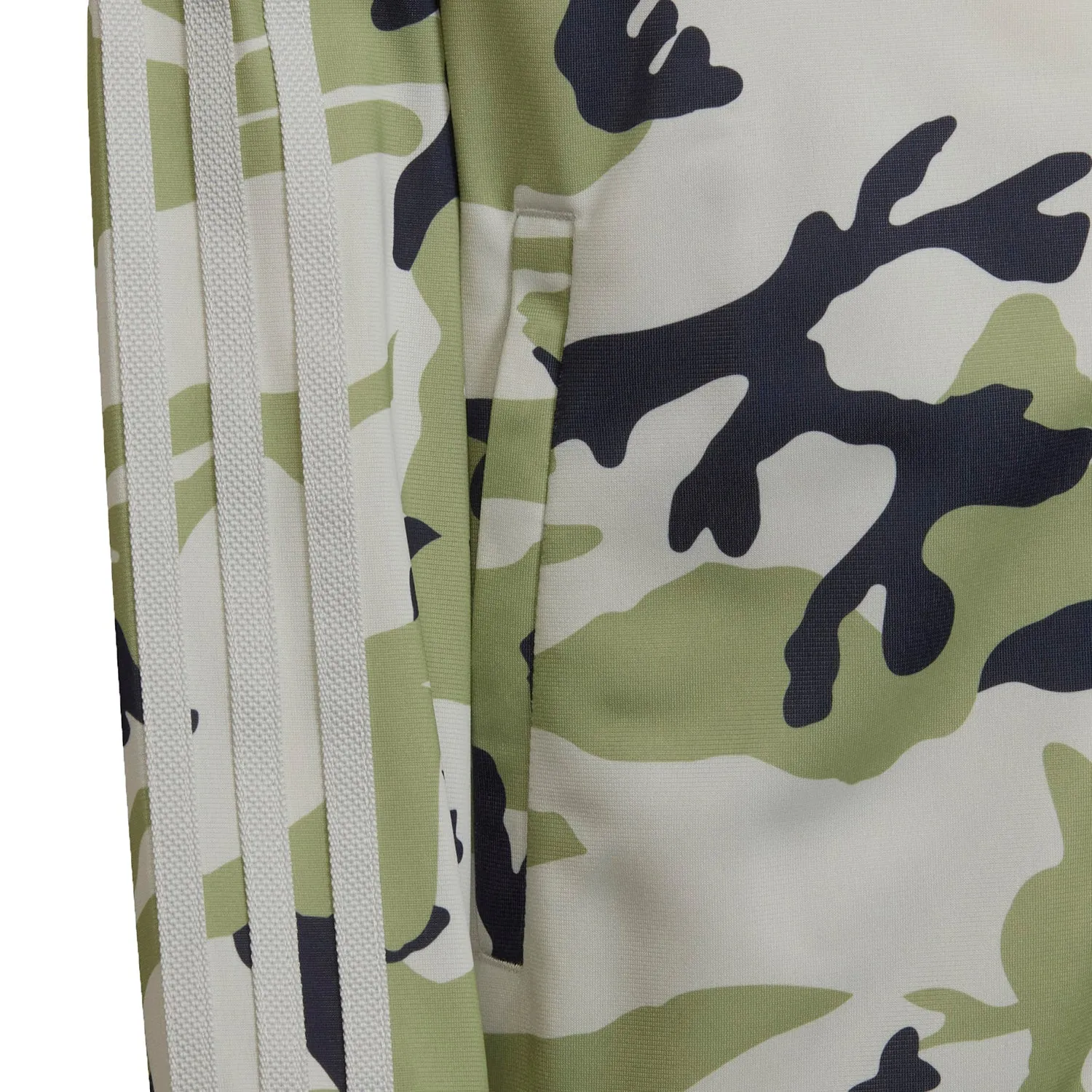 Adidas Big Kid's Camo SST Track Jacket Orbit Grey-Magic Lime-Shadow Navy