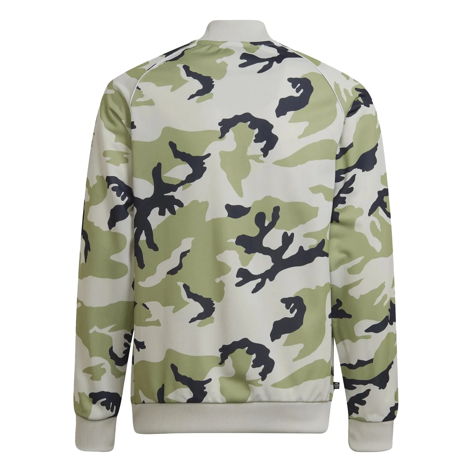 Adidas Big Kid's Camo SST Track Jacket Orbit Grey-Magic Lime-Shadow Navy