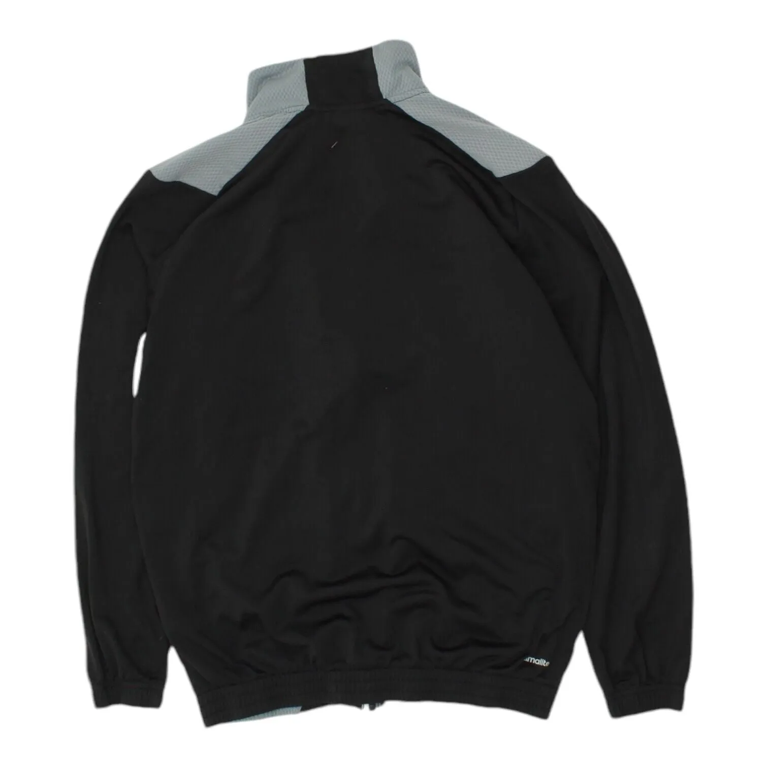 Adidas Mens Black Grey Full Zip Track Jacket | Vintage Tracksuit Top Sportswear