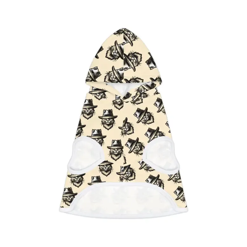 Adorable Cat Pattern Pet Hoodie for your Furry Friend!