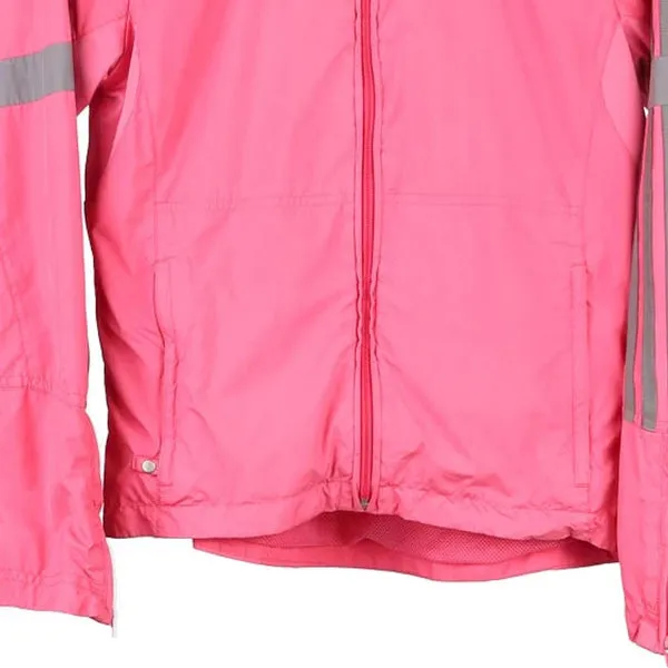 Age 10 Adidas Track Jacket - Medium Pink Polyester