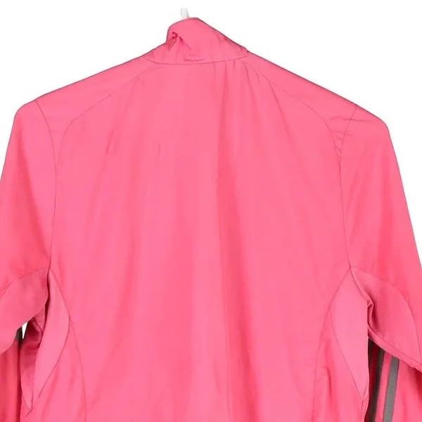 Age 10 Adidas Track Jacket - Medium Pink Polyester