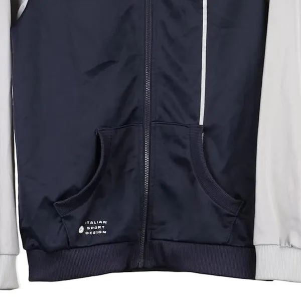 Age 13-14 Lotto Track Jacket - Large Navy Polyester
