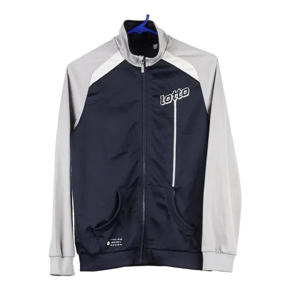Age 13-14 Lotto Track Jacket - Large Navy Polyester