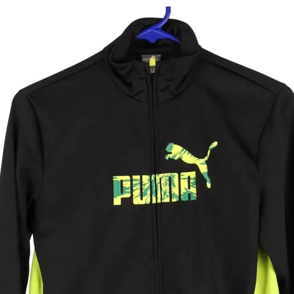 Age 13-14 Puma Track Jacket - XL Black Polyester