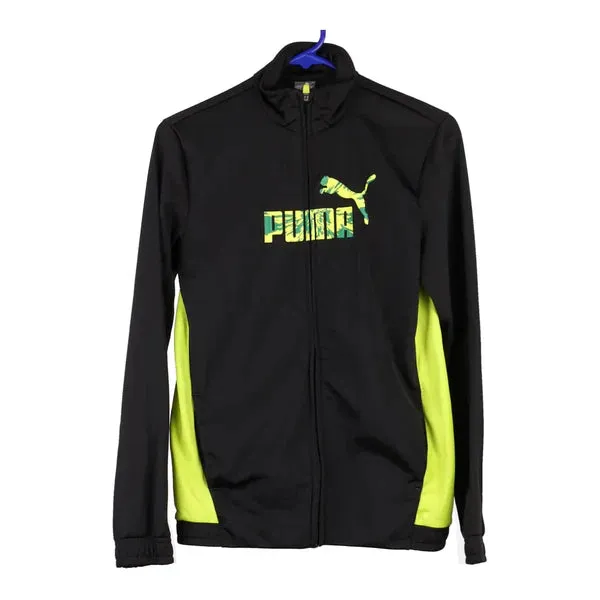Age 13-14 Puma Track Jacket - XL Black Polyester