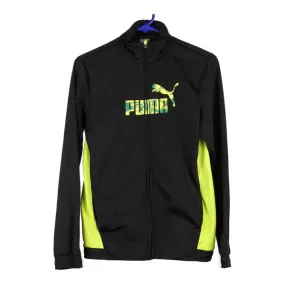 Age 13-14 Puma Track Jacket - XL Black Polyester