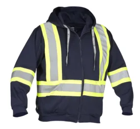 BLACK SAFETY HOODIE
