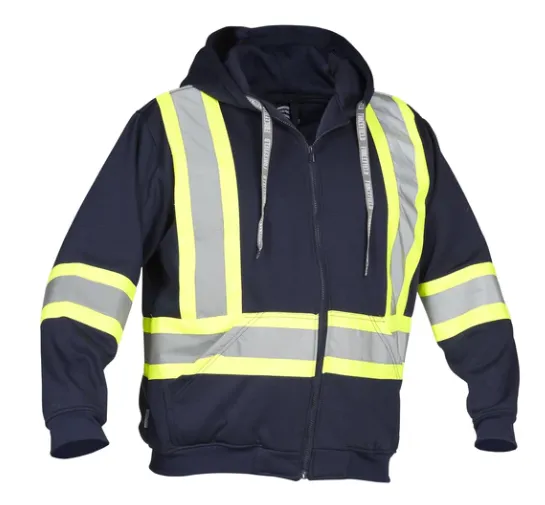 BLACK SAFETY HOODIE