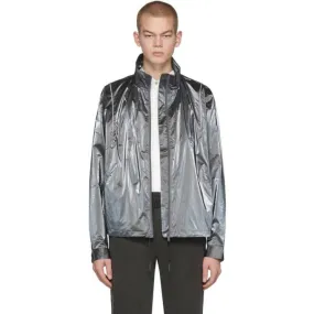 C2H4 Silver Reflective MTRO Piped 3M Track Jacket