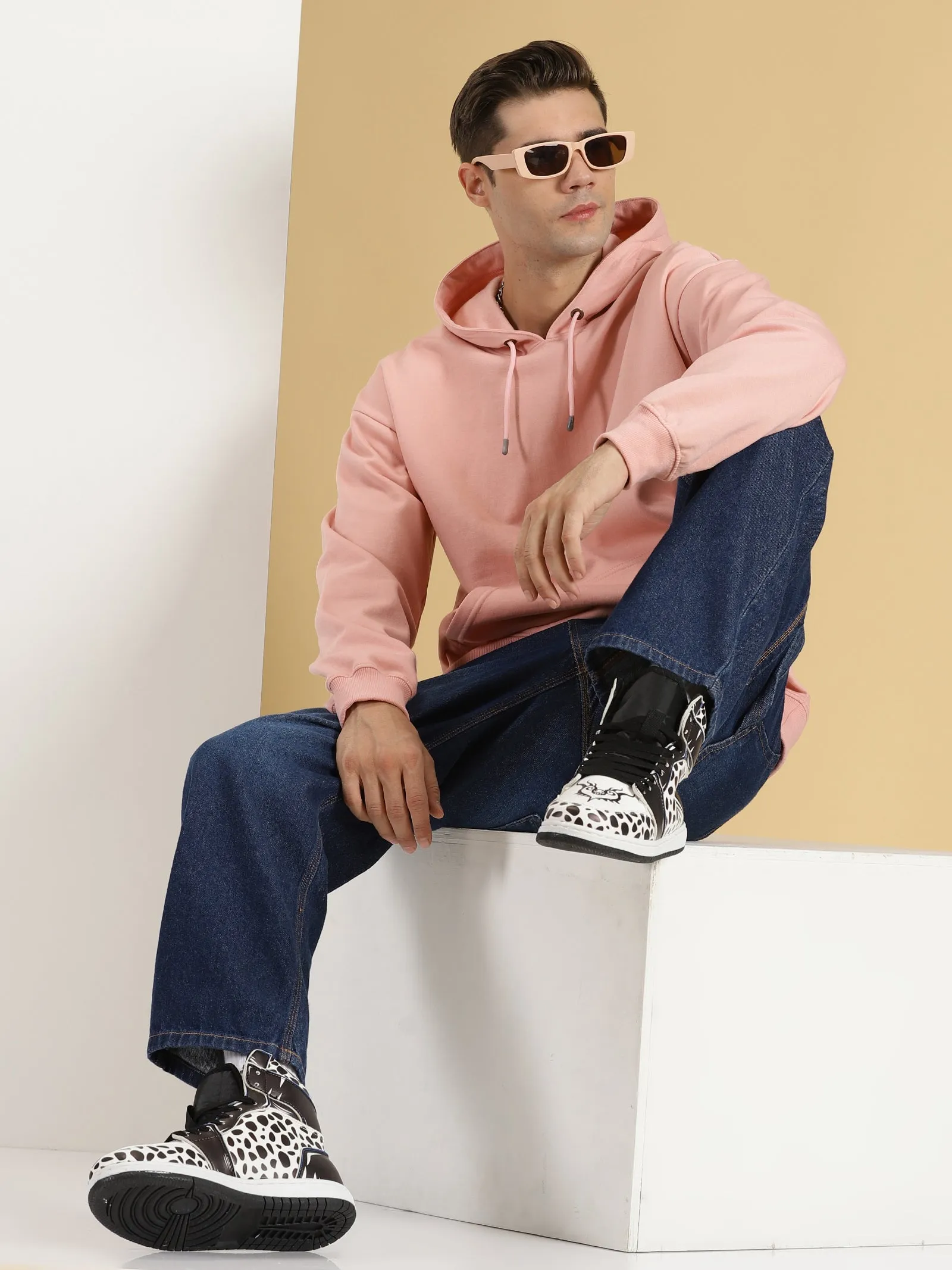 Candy Pink Oversized Hoodie