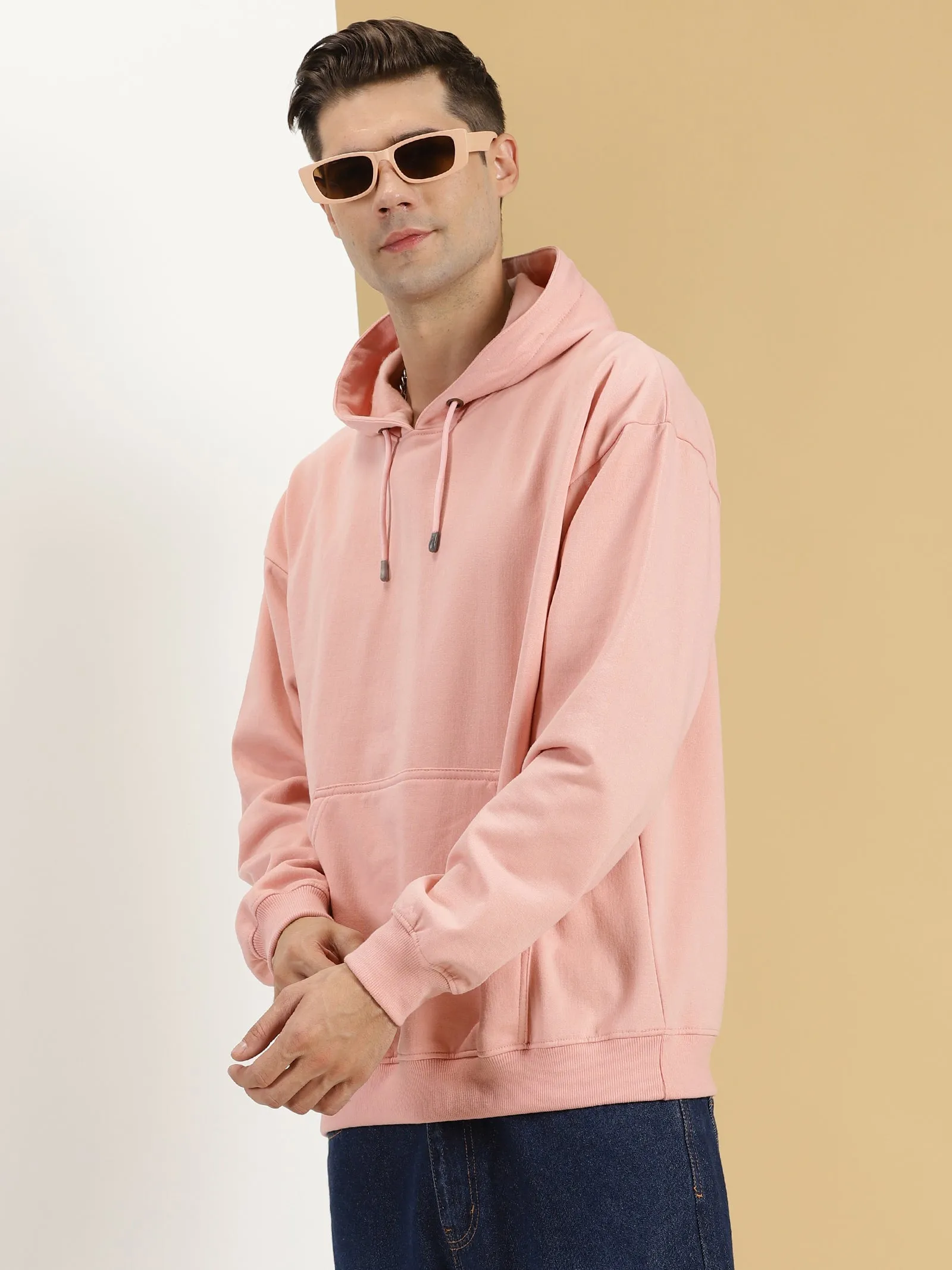 Candy Pink Oversized Hoodie
