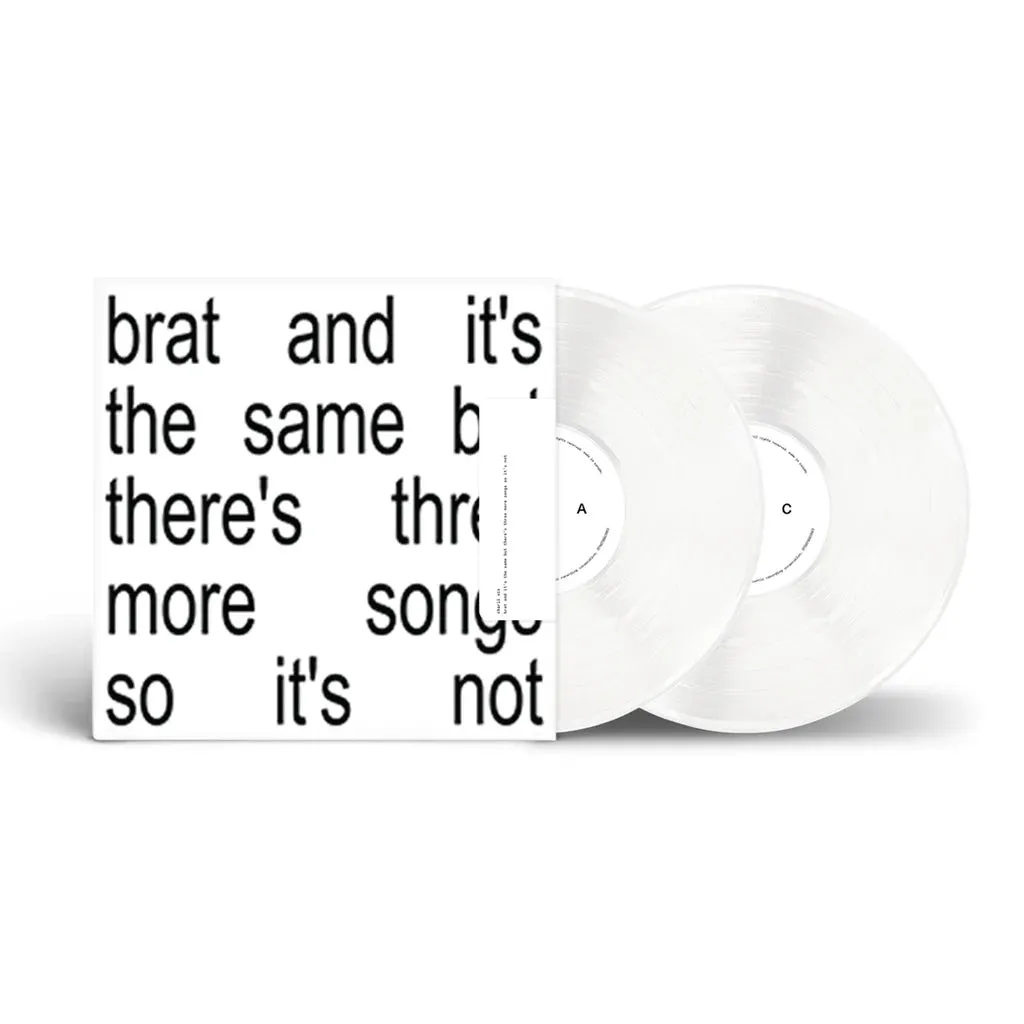 Charli XCX - Brat And It's The Same But There's Three More Songs So It's Not (2xLP White Vinyl)