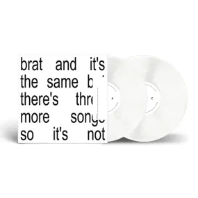 Charli XCX - Brat And It's The Same But There's Three More Songs So It's Not (2xLP White Vinyl)