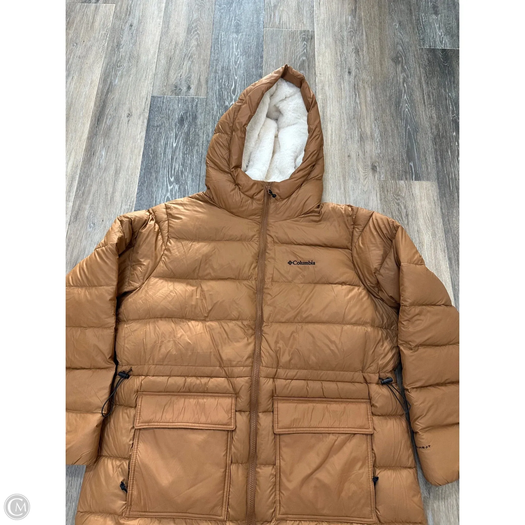 Coat Puffer & Quilted By Columbia In Orange, Size: Xl