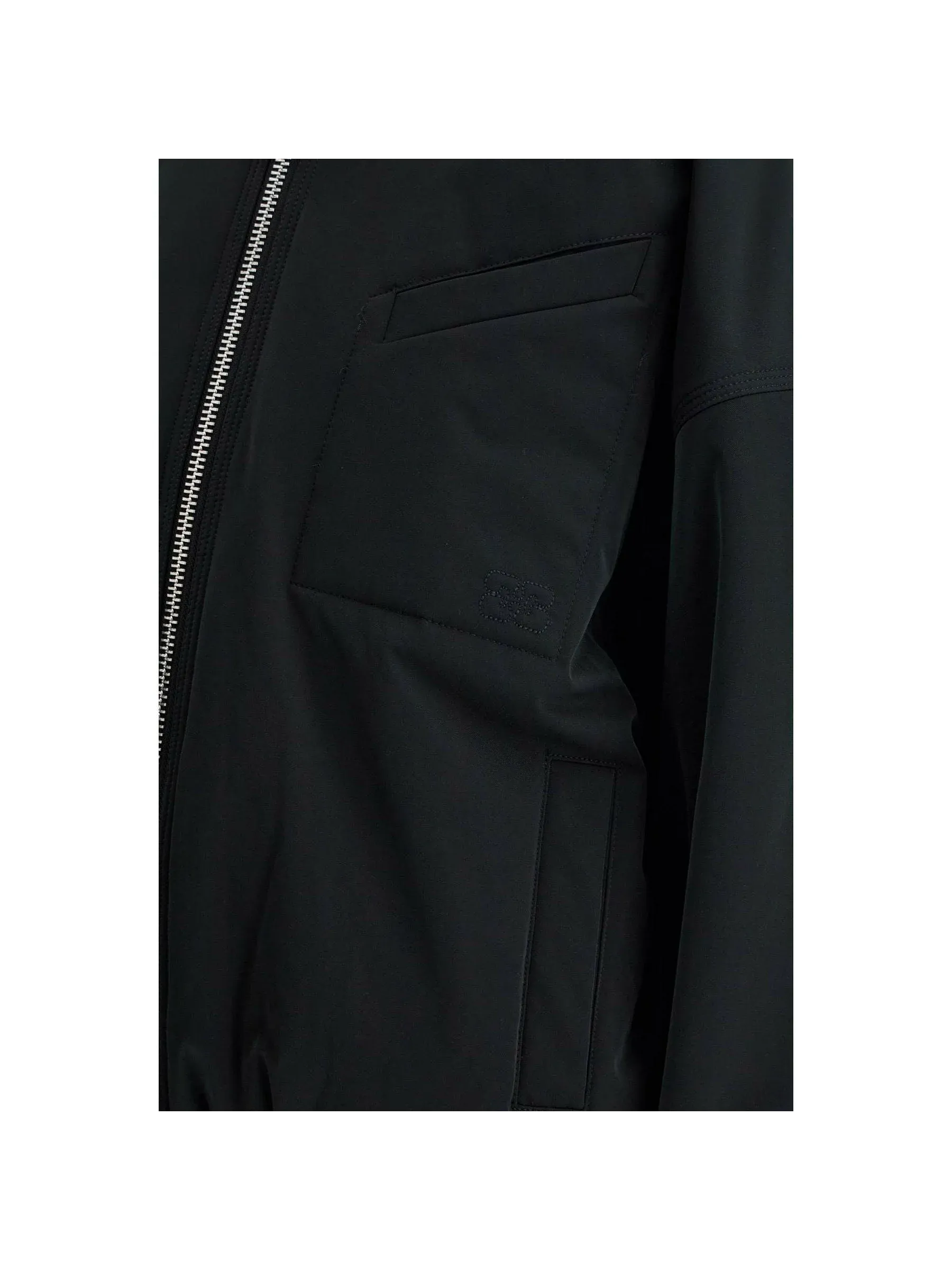 Cropped Bomber Jacket
