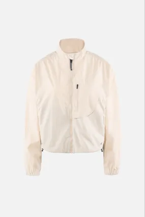 Cropped Recycled DWR Jacket, French Oak