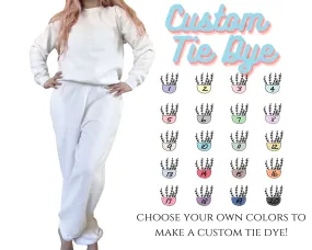 Custom Tie-Dye Sweatsuit Set