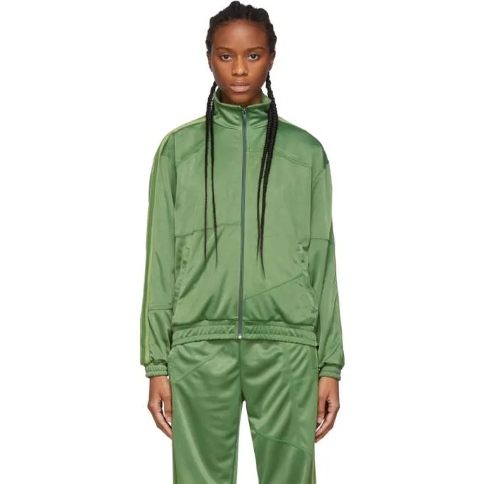 Danielle Cathari Green Deconstructed Track Jacket