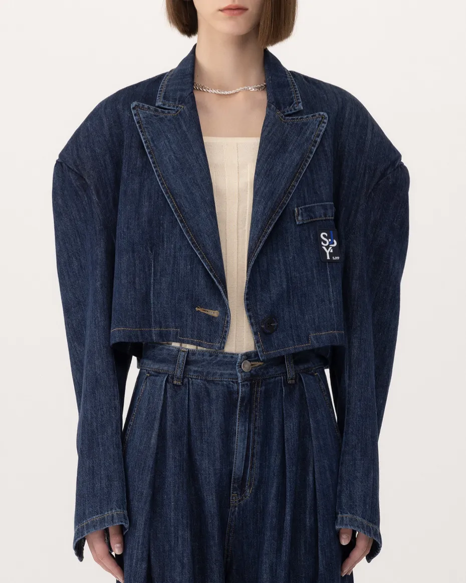 Dark Denim Tailored Jacket