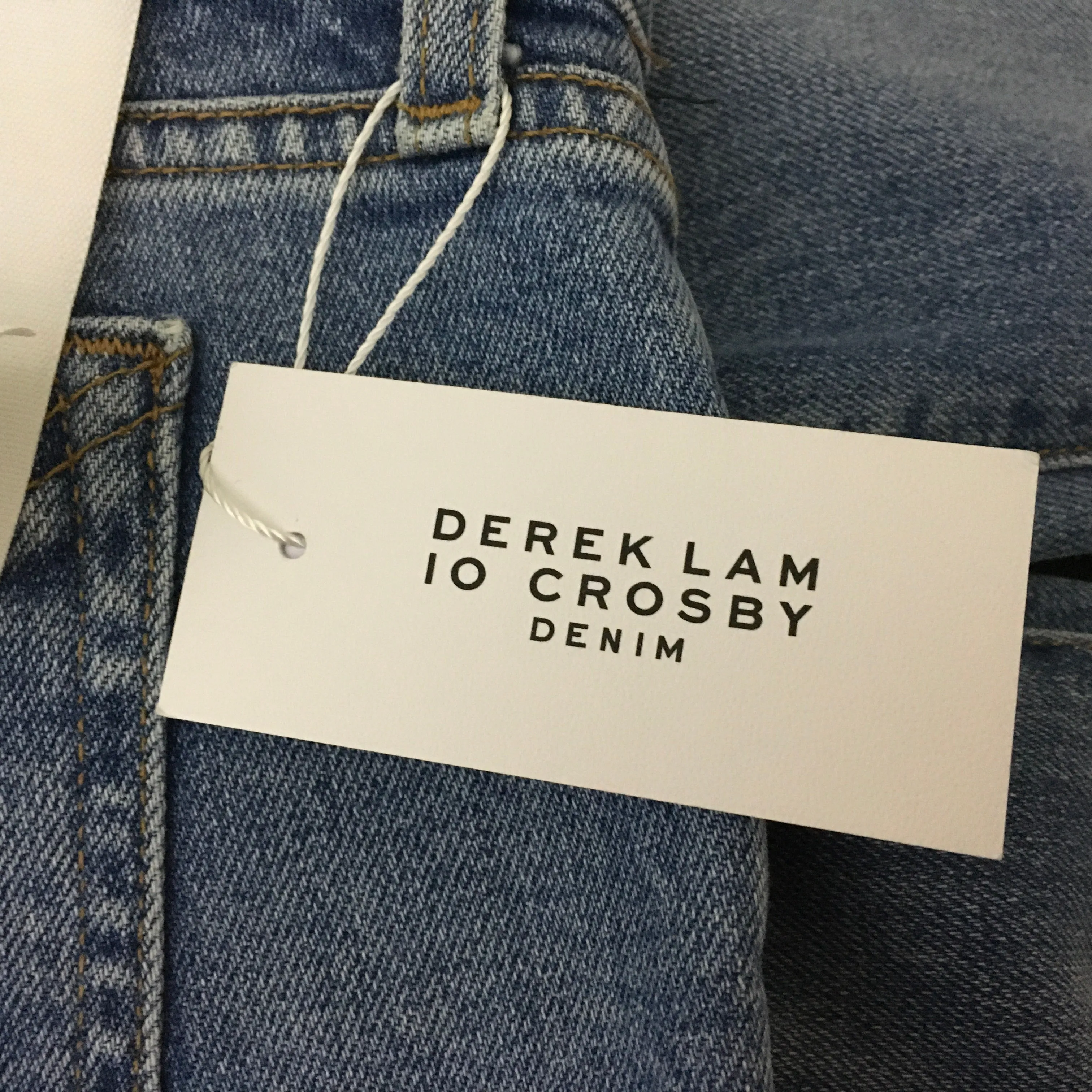 Derek Lam 10 Crosby Flip Flop Flare Jane Denim Pants