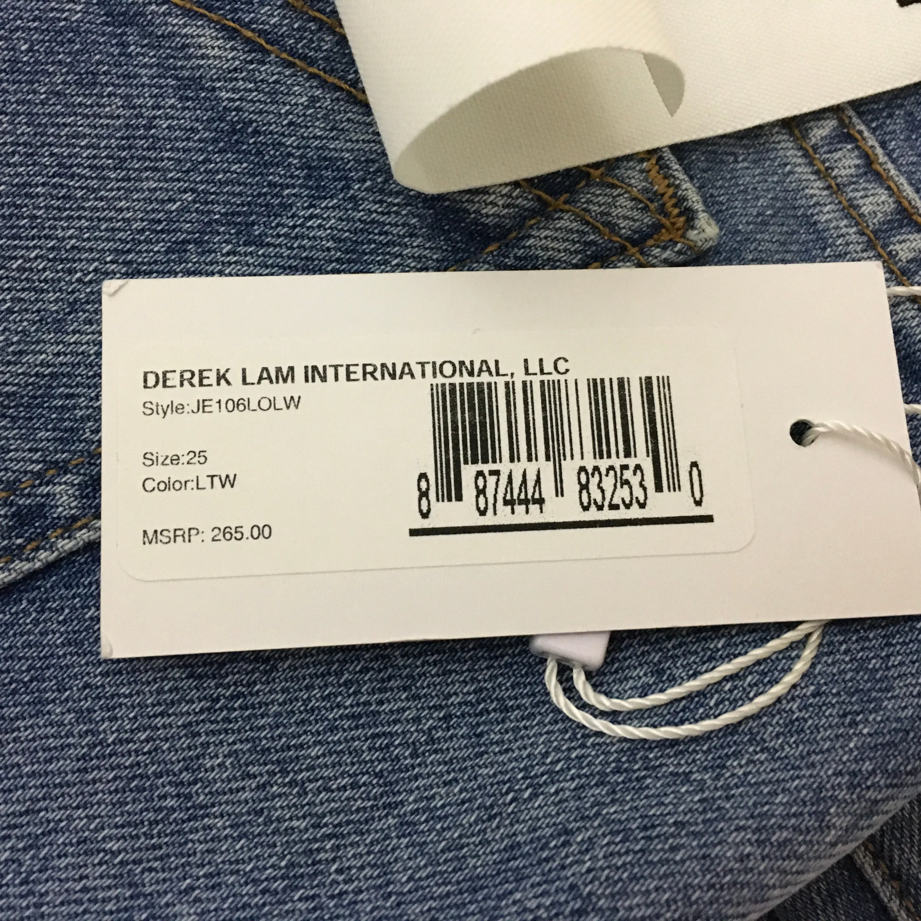 Derek Lam 10 Crosby Flip Flop Flare Jane Denim Pants