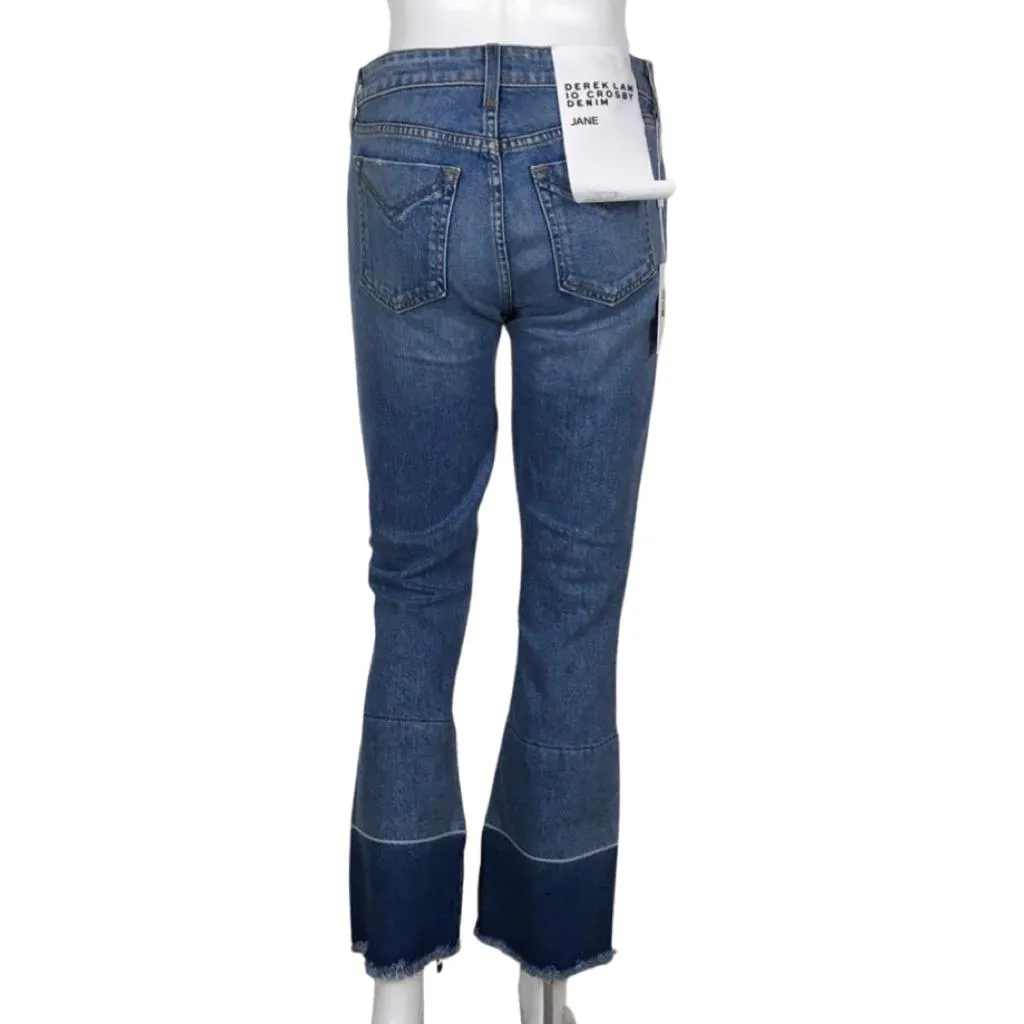 Derek Lam 10 Crosby Flip Flop Flare Jane Denim Pants