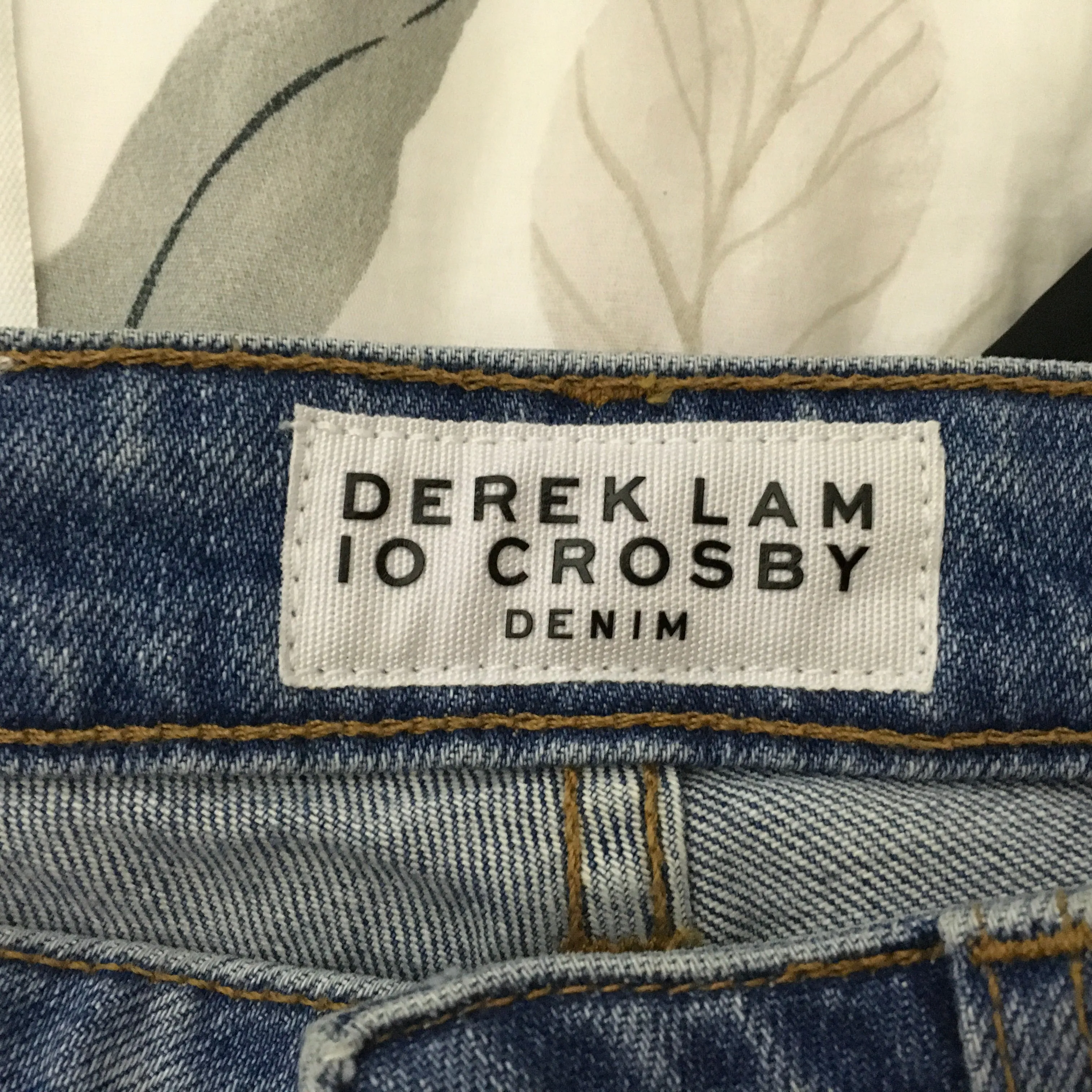 Derek Lam 10 Crosby Flip Flop Flare Jane Denim Pants