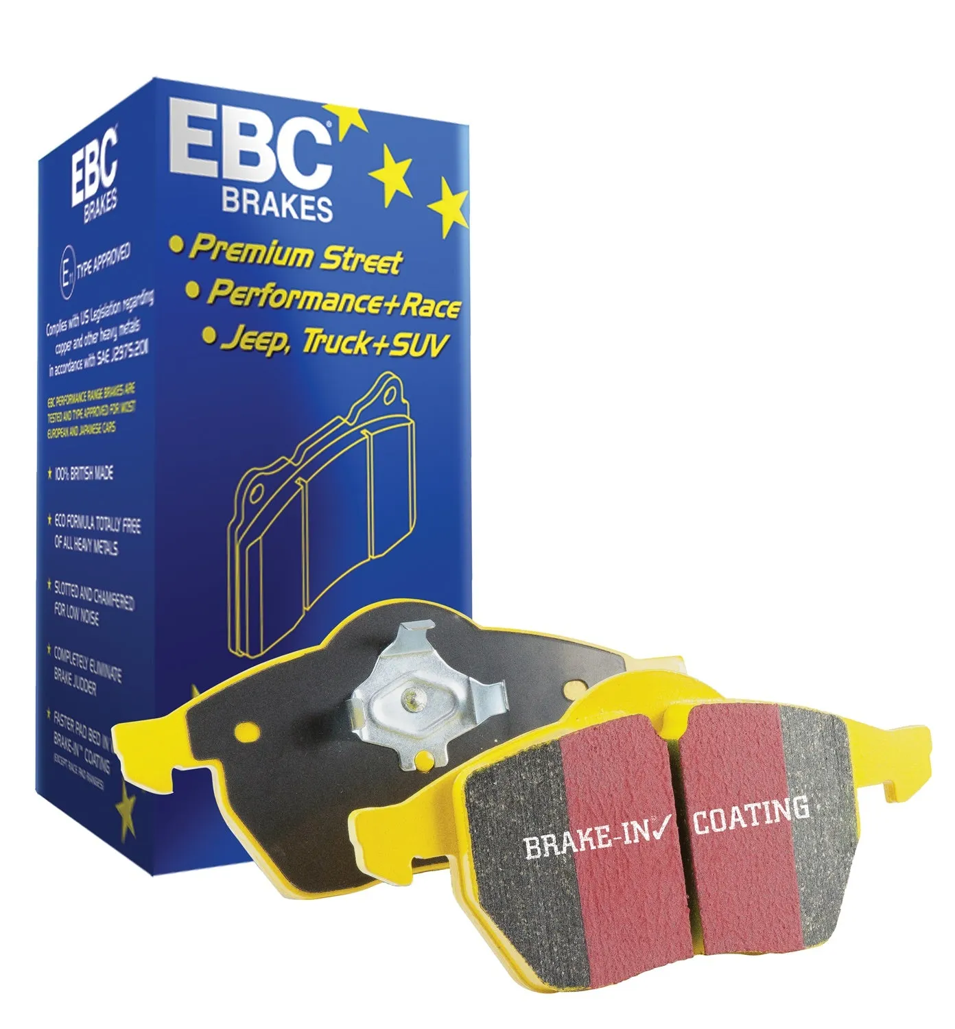 EBC Brakes DP41483R Yellowstuff Street And Track Brake Pads