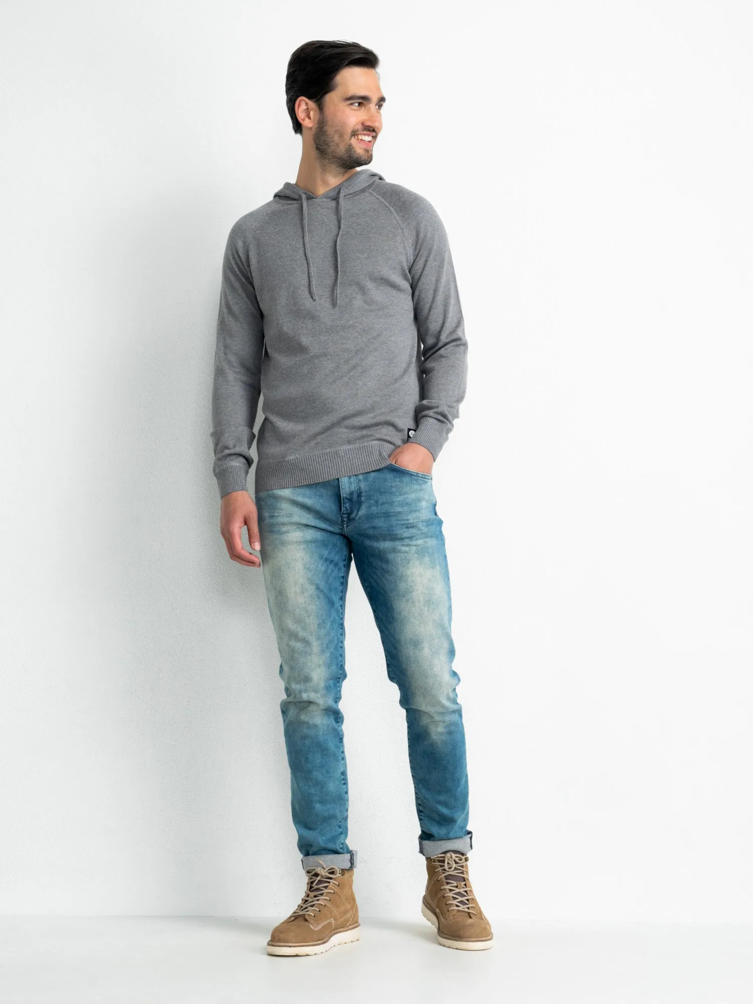Fine-knit Hoodie