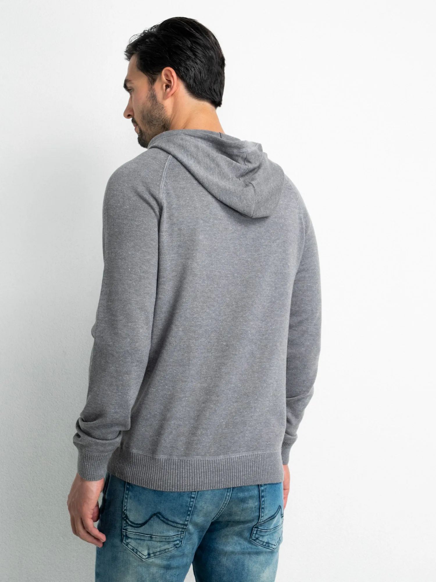 Fine-knit Hoodie