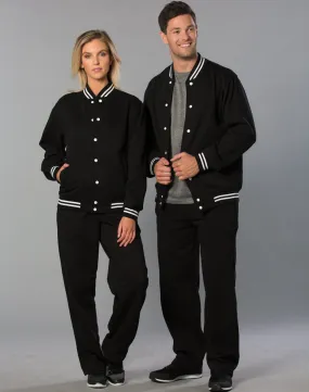 [FL11] Adult's Fleece Varsity Jacket