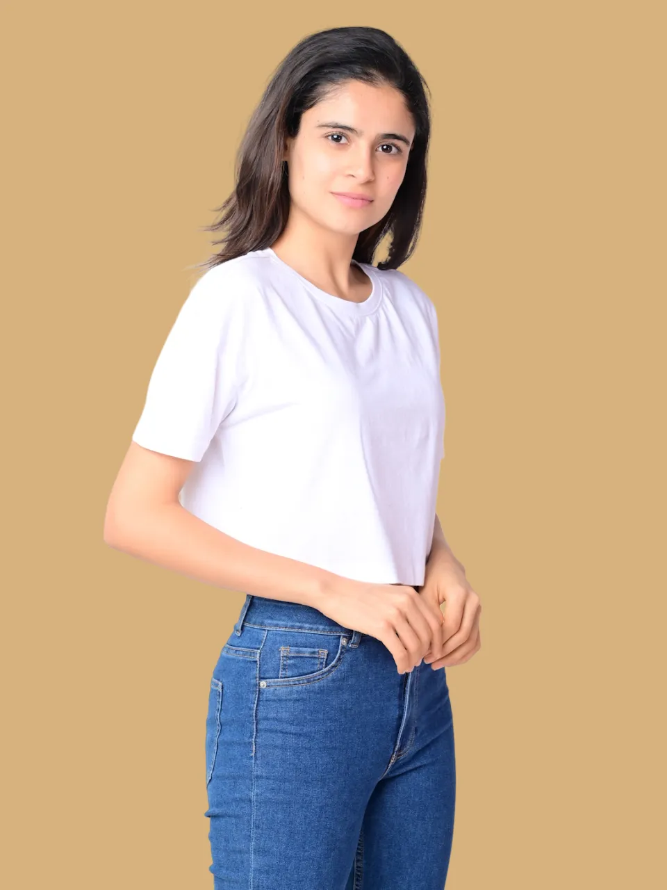 Flawless Women Wing White Crop Top