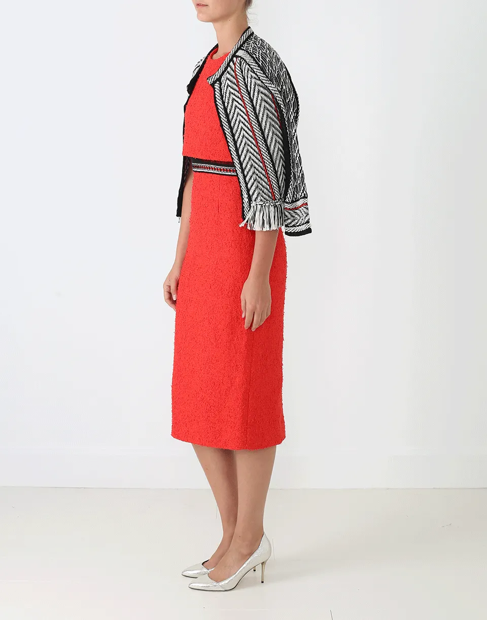 Fringe Cayenne Detail Jacket