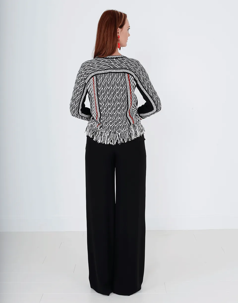 Fringe Cayenne Detail Jacket