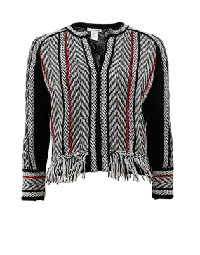 Fringe Cayenne Detail Jacket
