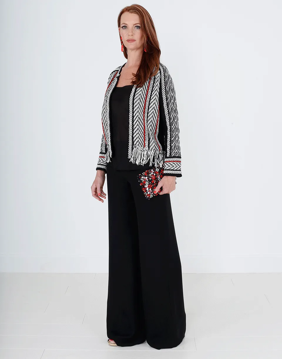 Fringe Cayenne Detail Jacket
