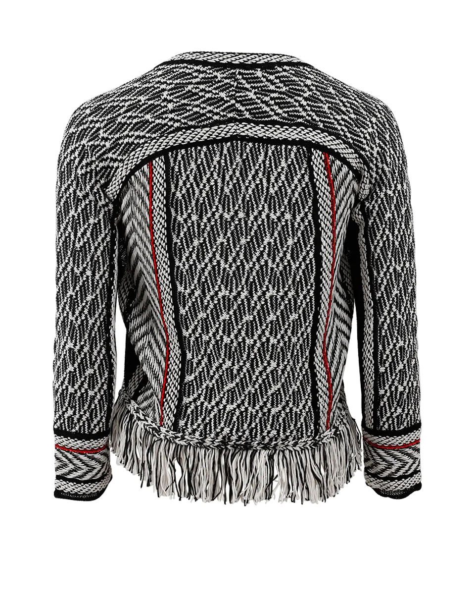 Fringe Cayenne Detail Jacket