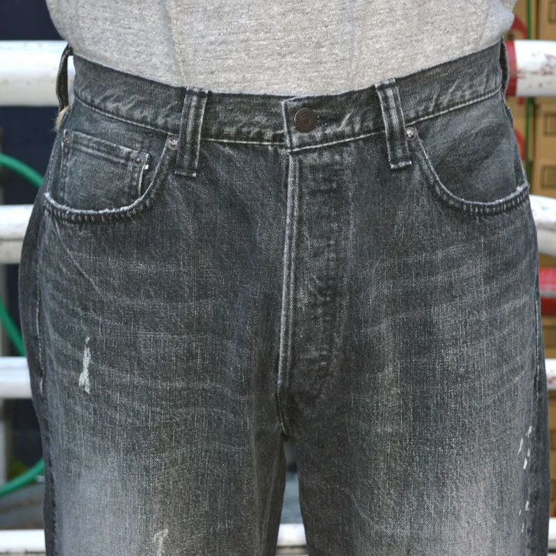 FULL COUNT "0105BKHW" Wide Black Selvedge Denim Dartford