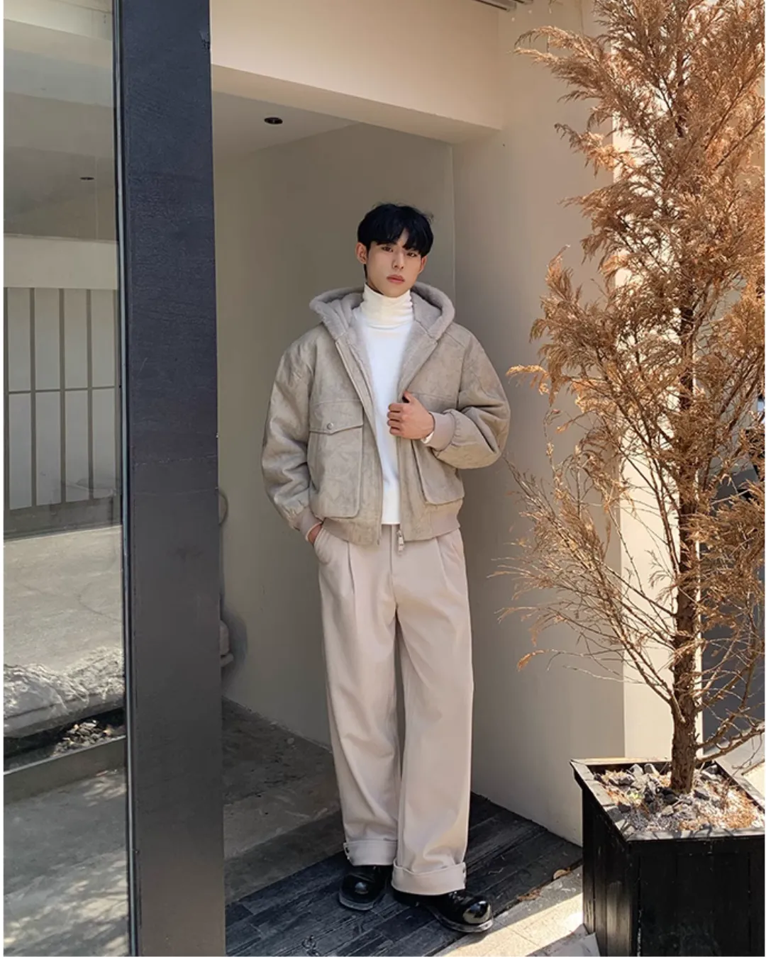 Fur Hood Fleece Jacket CBJ0105