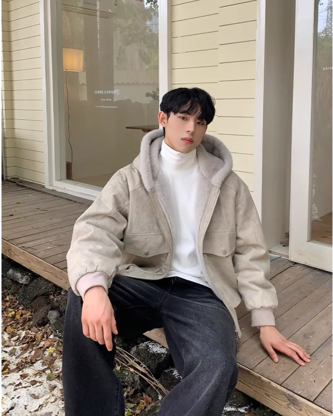 Fur Hood Fleece Jacket CBJ0105
