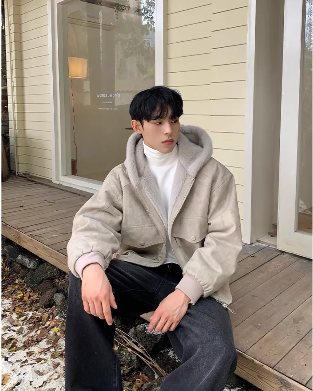Fur Hood Fleece Jacket CBJ0105