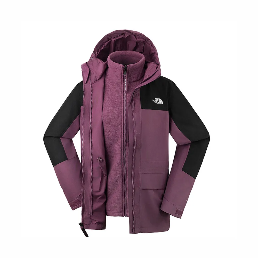 【FW24 秋冬・新品】The North Face Women's Fleece Triclimate Jacket 89YJ FW24 女裝 三合一 防水連抓毛 外套 W'S