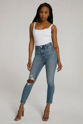 GOOD CURVE SKINNY CROP | BLUE480