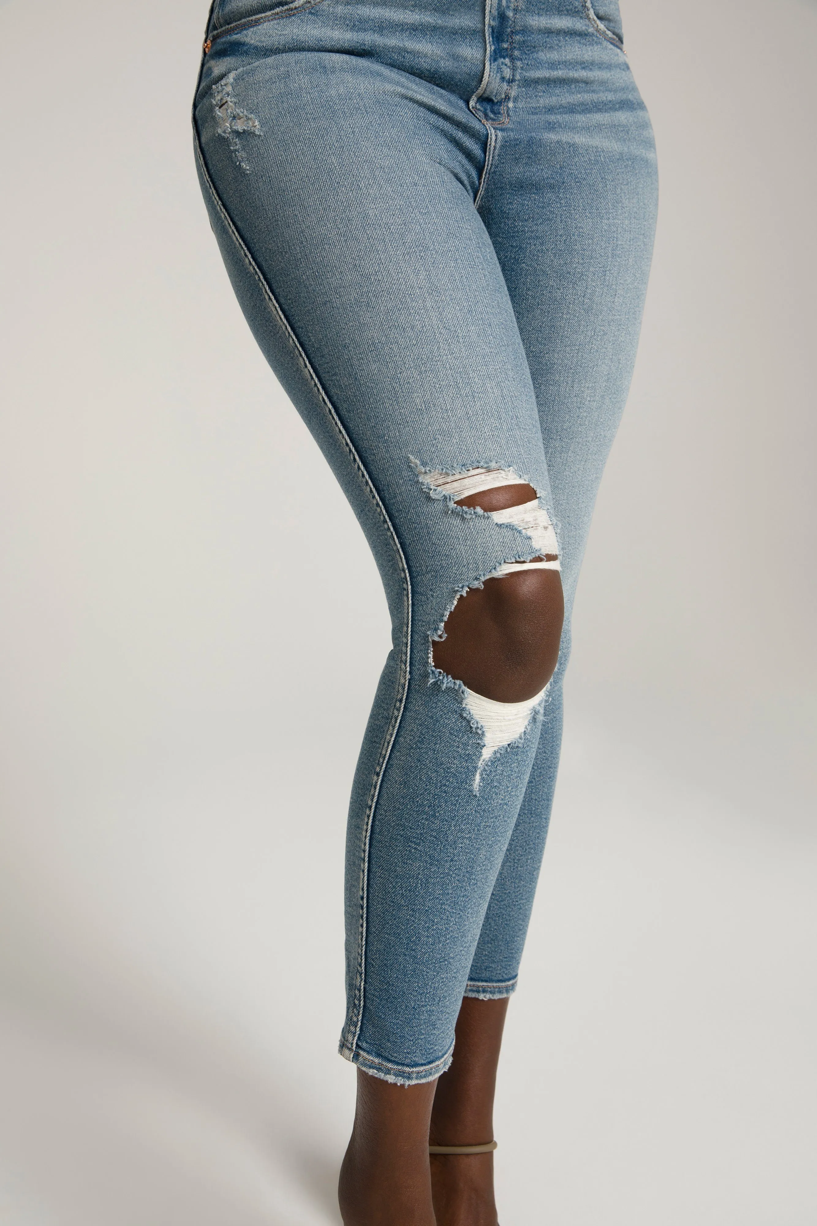 GOOD CURVE SKINNY CROP | BLUE480