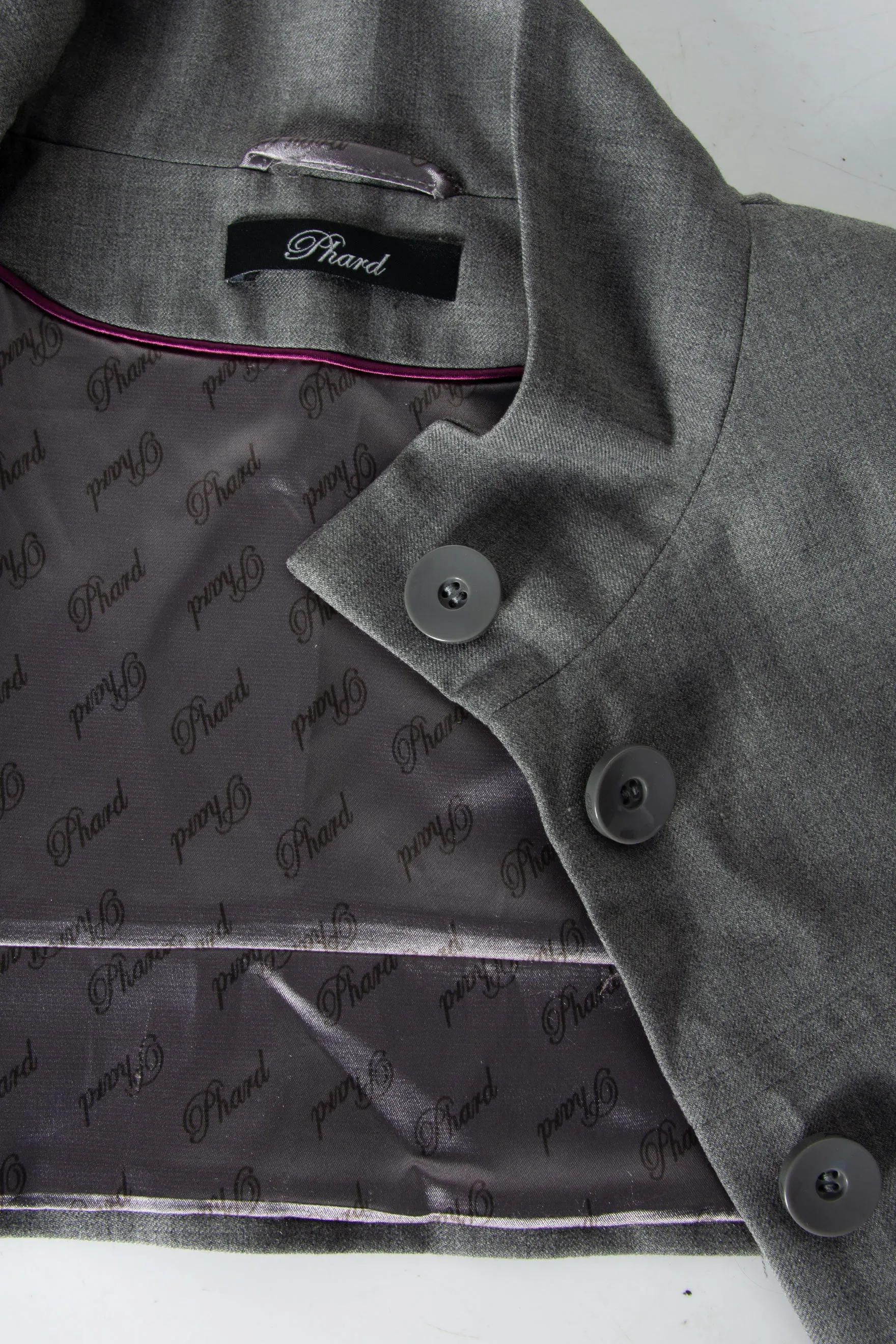 Grey Extra Cropped Jacket