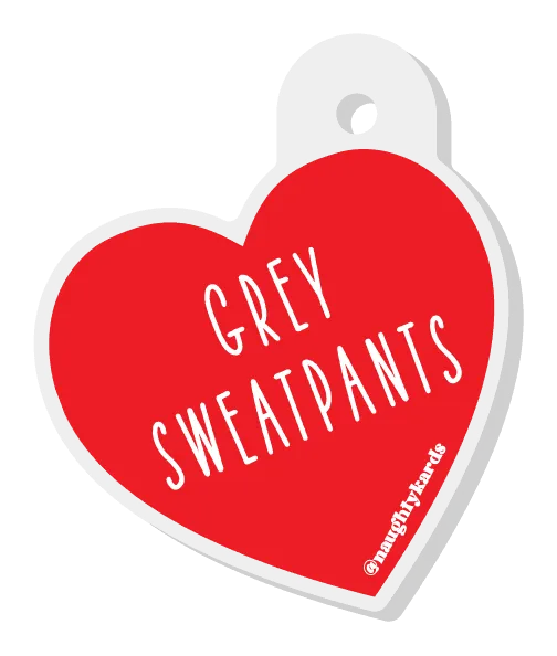 Grey Sweatpants Naughty Charm